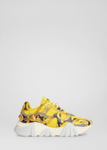 Versace Greca Chain Squalo Sneakers Dam - 392457JFW